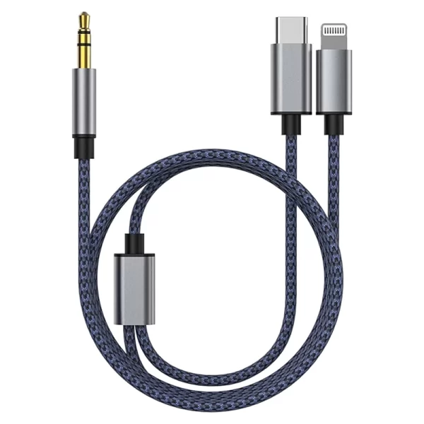 Cable conversion ENZO IPHONE TO AUX+USB MH-246