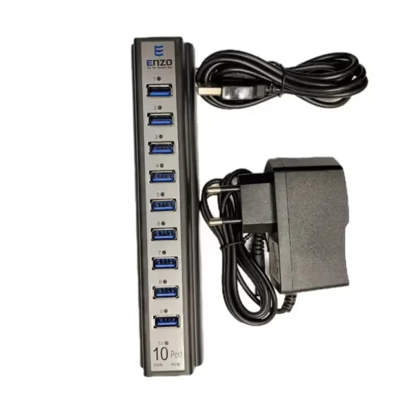 ENZO UH-10A USB2 10 port hub with adapter